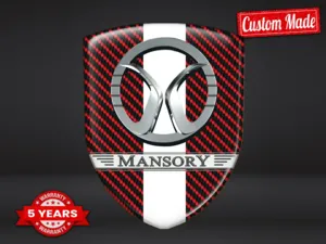 Mansory Autocollants Logo Vinyle Pro Max Résistants Stylé Design